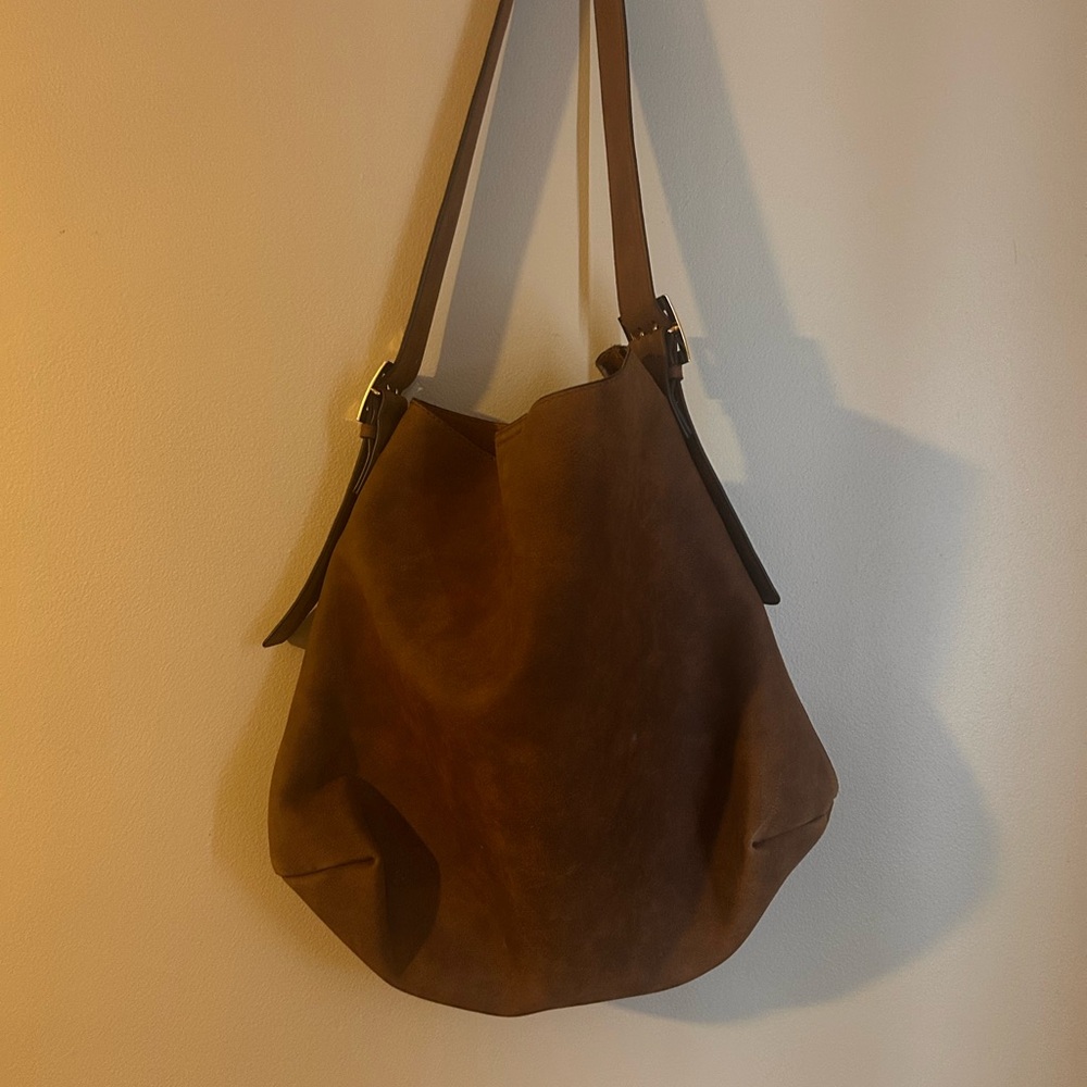 Elegant Brown oversized Shoulder Bag